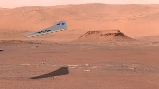 Prototipo dron futuro volando en Marte - Mars Prandtl-M - NASA