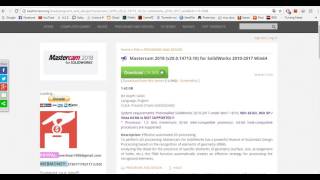 Mastercam 2018 for SolidWorks 2010-2017 download