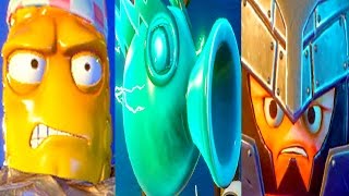 PVZ Garden Warfare 2: ALL INFINITY GIGA-PLANTS Boss Fights! (STORY MODE)