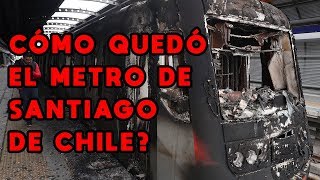 Cómo quedó el Metro de Santiago de Chile?