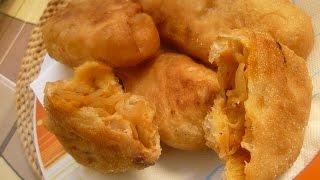 ПИРОЖКИ С КАПУСТОЙ ЖАРЕНЫЕ ПИРОЖКИ С КАПУСТОЙ