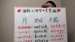 個性心理学♡恋愛編③太陽チーム