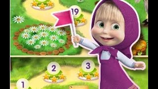 Игра Маша и Медведь: День Варенья три в ряд на Андроид