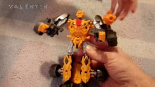 2 часть  Собираем трансформера из машины и птеродактиля  Dinobot bumblebee nosedive dino