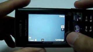 Sony Ericsson K800i demo/run through.
