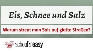 Warum streut man Salz auf glatte Straßen?