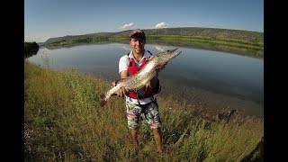 Ловля рыбы с легчайшей лодки -  Пакрафт Тунгус.