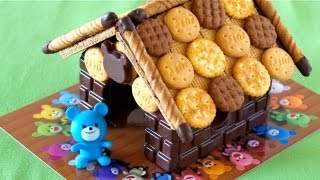 How to Make Bourbon Petit Bear Chocolate House ブルボン プチクマのお菓子のおうち