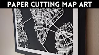 How I made a 3D Paper Street Map of New York City