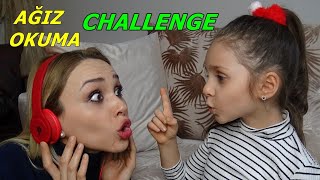 Lina İle Ağız Okuma Challenge Oyunu Oynadık Çok Eğlendik | Komik Çocuk Videosu