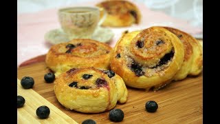 Нежнейшая Выпечка. Ватрушки с черникой. Домашний ресторан®