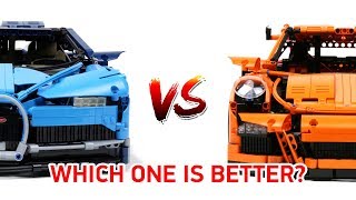 LEGO Technic Bugatti Chiron VS Porsche 911 GT3 RS: Which one is better? [4K]