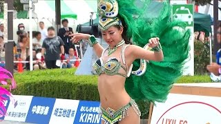 ブロコ シズオカ　美人ダンサー　静岡サンバフェスティバル代表チーム　草加よさこいサンバ