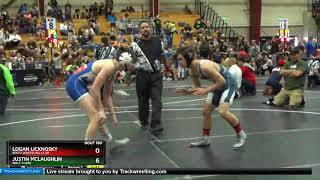 Middle School 136 Justin McLaughlin Walt Clark Vs Logan Licknosky Boltz Wrestling Club