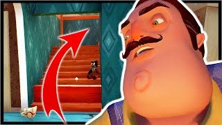 OPENING THE SECRET WALL & MAGNET GUN!! | Hello Neighbor | Alpha 2 Update