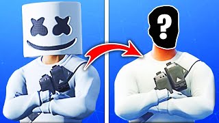 15 Skins Fortnite SANS MASQUE! (Marshmello)