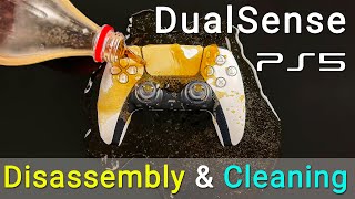 PS5 DualSense controller cleaning after liquid damage
