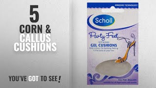 Top 10 Corn & Callus Cushions [2018]: Scholl Party Feet Ultra Slim Invisible Gel Cushions, 1 Pair
