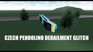 ROBLOX Rails Unlimited | Czech Pendolino Derailment Glitch