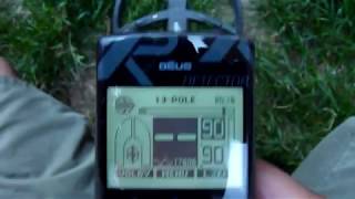 XP Deus , 2 heller, 2D 28cm, reactivity 1