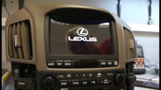 Доработка штатной рамки Lexus под монитор