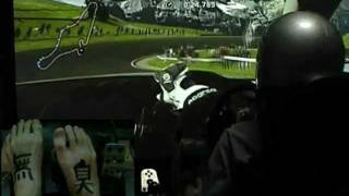 80インチでグランツーリスモ5p　ドリフト編その２  granturismo drift  cockpit view