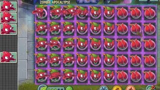 Plants vs Zombies 2 Hack - Red Stinger vs all Gargantuar