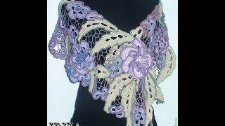 Вязаные накидки Ирины Батраковой. Beautiful crocheted cape.