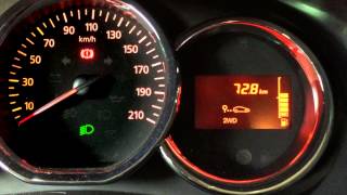 RENAULT DUSTER dashboard