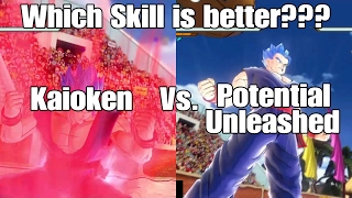 Dragon ball Xenoverse 2 Skill Test KaiokenX20 Vs. Potential Unleashed!!