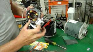 AC INDUCTION MOTOR CONVERSION TO AC PERMANENT MAGNET GENERATOR FUN