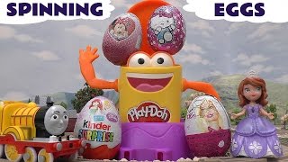 Play Doh Kinder Surprise Eggs Princess Sofia Cinderella Barbie Thomas & Friends Minnie Mouse Toys