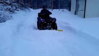 ATV Snow Plow Yamaha Grizzly 550