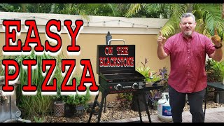 Easy Pizza on the 22" Blackstone Griddle | COOKING WITH BIG CAT 305