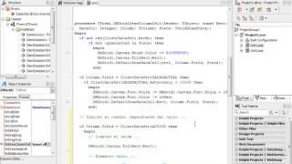 (DEMO) CURSO DE DELPHI AVANZADO USANDO EL CONTROL DBGRID - VIDEO 11