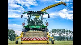 LIVE Grashäckseln mit John Deere 8500i im 4. Schnitt 2018