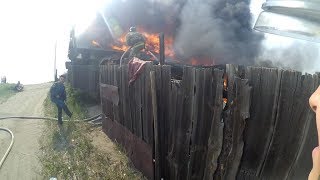 Работа начальника караула на пожаре / Chief fire brigade work