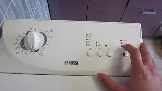 Сброс, стирание, просмотр ошибок ZANUSSI ZWY 180 (1100) и подобных