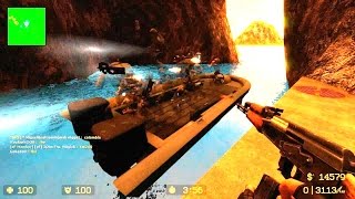 Counter Strike Source Zombie Escape mod online gameplay on Industrial Dejavu map