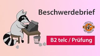 Beschwerdebrief schreiben | Schriftliche Prüfung B2 telc