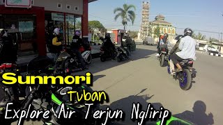 Sunmori Explore Wisata Air Terjun Nglirip Tuban bareng RMR...yunius motovlog rembang