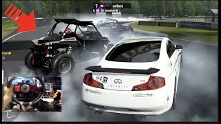 Forza 7 - You're Drifting That lol w/Crew 900° Wheel Infiniti G35  | SLAPTrain