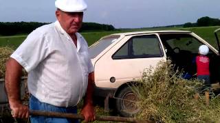 Грузим сено