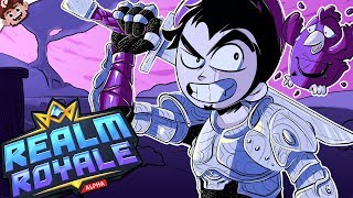 CHILLED POPS OFF! | Sniping Chicken Purple Warrior! (Realm Royale - Duos and Squads Highlights)