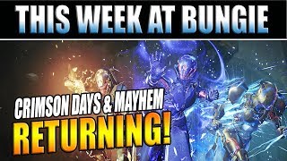 Destiny 2 | Grenade Launcher Buffs & Mayhem/Crimson Days Returning! Update 2.1.4 Changes