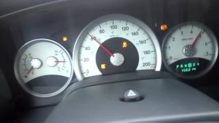 kickdown acceleration  hemi 5.7 0-160km/h durango 2007 Разгон 0-100 durango 5.7 (285/70 r17)
