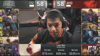 ITZ (Revolta Lee Sin) VS AHQ (Westdoor Lissandra) Highlights - S6 World Championship Group Day 6