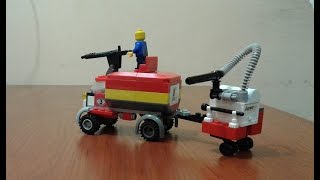 LEGO собираем пожарная машина fire engine (ПРИЦЕП) развитие детей development of children