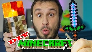MİNECRAFT GERÇEK HAYAT | MİNECRAFT KILIÇ MEŞALE YAPIMI
