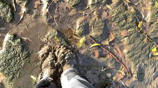 Muck Boots and Vaude Escape Pants in estuary mud Part 1/2
